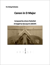 Canon in D Major Orchestra sheet music cover